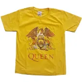 Ginza.se Queen: Kids T-Shirt/Classic Crest (Yellow) (11-12 Years)