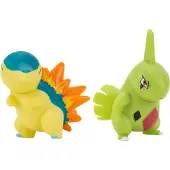 Jazwares Battle Figure Larvitar & Cyndaquil