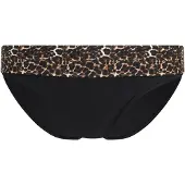 LASCANA Bikiniunderdel brun / gul / svart
