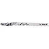 Bosch 2608636226 Sticksågsblad T 101 BF - Clean for Hard Wood 3 st