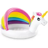 Intex Regnbågspool Enhörning Barn 1-3 år 45L Vinyl