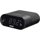 Denver CRQ-107 klockradio med trådlös laddning / väckarklocka med radio / alarmklocka Qi