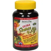 NaturesPlus , Källa till Liv, Ultra Mini-Tabletter, Hela Livsenergikälla, 180 Tabletter