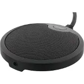 Deltaco Office DELC-0002 - Mikrofon - kabelansluten - USB, 3,5 mm kontakt - svart