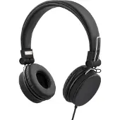 STREETZ Hörlurar, 3,5 mm, fjärrkontroll, 1,5 m kabel, svart