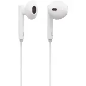 STREETZ In-ear Lightning hörlurar, Lightning, 1,2 m, vit