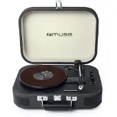 Muse MT-201 DG, Svart, 33,45,78 RPM, 10 m, 3,5 mm, 5 W, 100 - 240 V