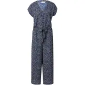 Kaffe Jumpsuit 'Ilona' beige / marinblå / azur / vit