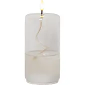 Star Trading Lykta Flamme Float Cylinder | Ø8cm x 17,5cm | vit []