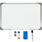 vidaXL Magnetisk whiteboard vit 50x35 cm stål