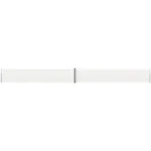 vidaXL Infällbar sidomarkis 140x1200 cm gräddvit