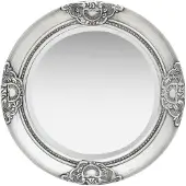 vidaXL Barock väggspegel 50 cm silver