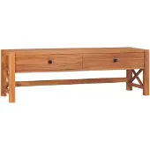 vidaXL Tv-bänk 140x40x45 cm teak
