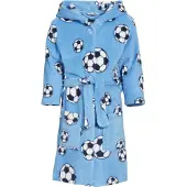 Playshoes Fleece badrock fotboll blå