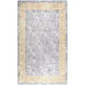 vidaXL Matta tvättbar 120x180 cm grå