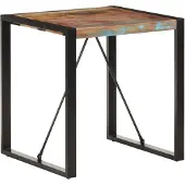 vidaXL Matbord 70x70x75 cm massivt återvunnet trä