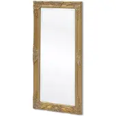 vidaXL Barock väggspegel 100x50 cm guld