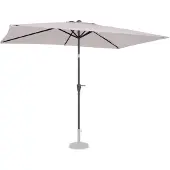 Vonroc Parasoll Rapallo 200x300cm – Premium rektangulärt parasoll | Beige