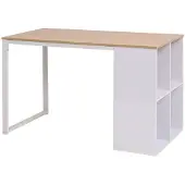 vidaXL Skrivbord 120 x 60 x 75 cm Ek och Vit