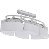 vidaXL taklampa med glasskärm för 6 E14-lampor