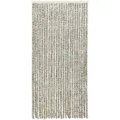 vidaXL Insektsdraperi ljusgrå och mörkgrå 100x220 cm chenille