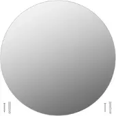 vidaXL Väggspegel rund 50 cm glas