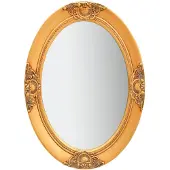 vidaXL Väggspegel barockstil 50x70 cm guld