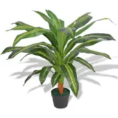 Super Merchant Vidaxl Konstgjord Dracena Med Kruka, 90 Cm, Grön
