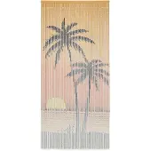 vidaXL Dörrdraperi i bambu 90x200 cm