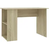 vidaXL Skrivbord sonoma-ek 110x60x73 cm konstruerat trä