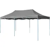 vidaXL Pop-Up hopfällbart partytält 3x6 m antracit