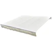 vidaXL Markisduk gräddvit 5x3 m