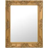 vidaXL Väggspegel barockstil 50x60 cm guld