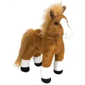 Wild republic Horse Plysch Gosedjur Plyschleksakspresenter fr barn Gosekins Brun 12 tum