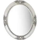 vidaXL Väggspegel barockstil 50x60 cm silver