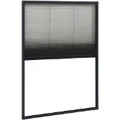 Möbelando Vidaxl Plisserat Fönsternät, Aluminium, Antracit, 80X120 Cm