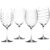 MIKASA Set Med 4 Rödvinsglas