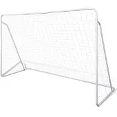 vidaXL Fotbollsmål i stål med nät 240 x 90 x 150 cm