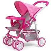 Milly Mally Kate legevagn med dukke, rosa