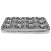 Patisse mini formar turbanform 26,5 x 35 cm, silverfärgat stål, 12 fack