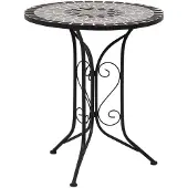 vidaXL Mosaikbord brun 61 cm keramik