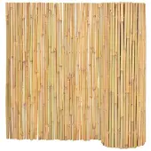 vidaXL Stängsel Paneler Stängsel Trädgårdsbädd Gräsmatta Trädgårdsgång Bakgård Utomhus Patio Bambu 142683