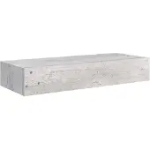 vidaXL Väggmonterad Hylla Med Låda, Betonggrå, 60X23,5X10 Cm, MDF