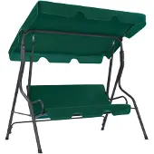 vidaXL Hammock grön 170x110x153 cm tyg
