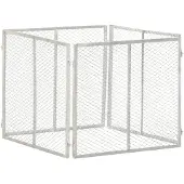vidaXL Kompost 85x85x70 cm galvaniserat järn