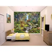 Walltastic Skogens djur tapet 243 x 305 cm