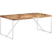 vidaXL Matbord 180x90x76 cm massivt akaciaträ och mangoträ