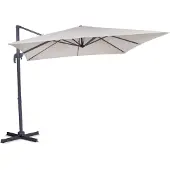 Vonroc Parasoll Pisogne 300x300cm – Premium parasoll | Beige