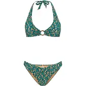 Shiwi Bikini 'CARO' beige / blå / jade