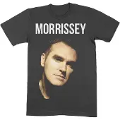 Ginza.se Morrissey: Unisex T-Shirt/Face Photo (Black) (Medium)